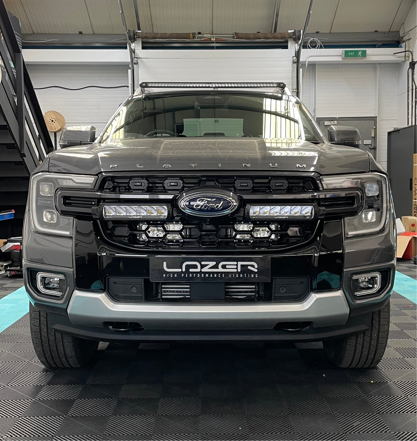 LAZER LAMPS FORD RANGER ROOF MOUNT WITH ROOF RAILS (2022-)