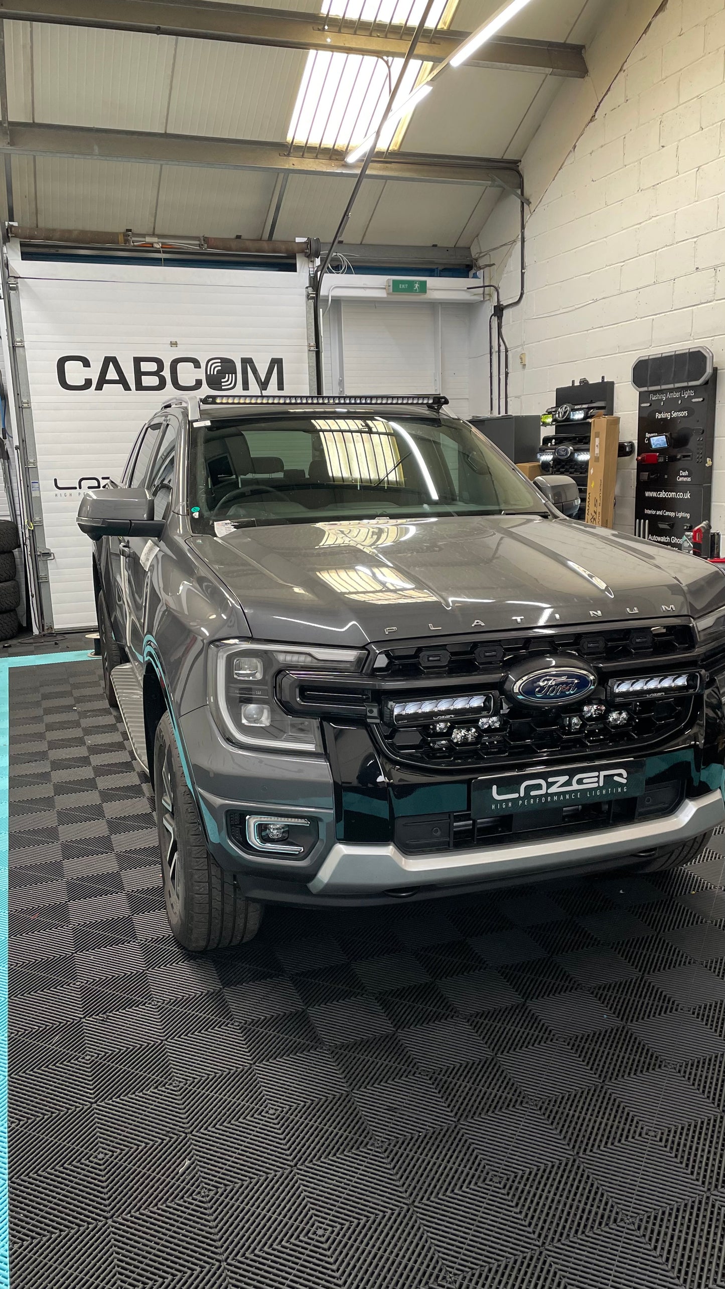 LAZER LAMPS FORD RANGER ROOF MOUNT WITH ROOF RAILS (2022-)