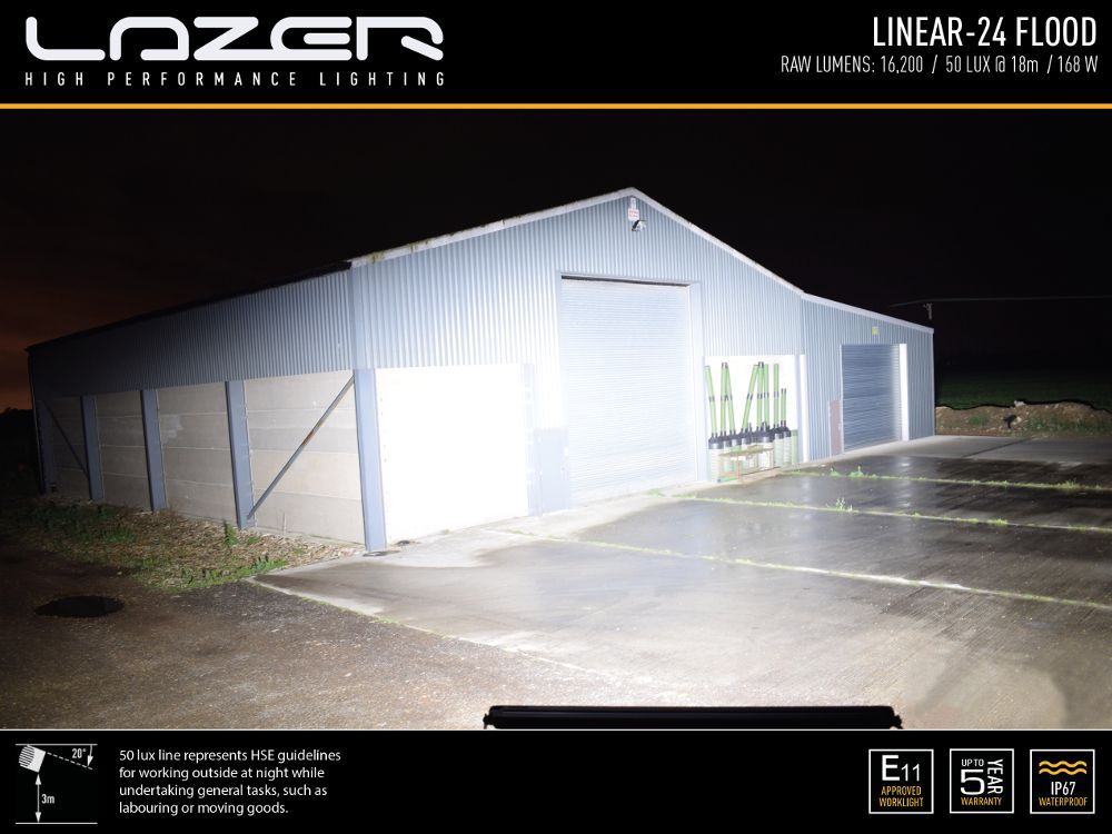 LAZER LAMPS LINEAR 24 FLOOD