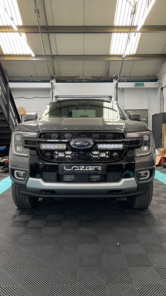 LAZER LAMPS FORD RANGER ROOF MOUNT WITH ROOF RAILS (2022-)