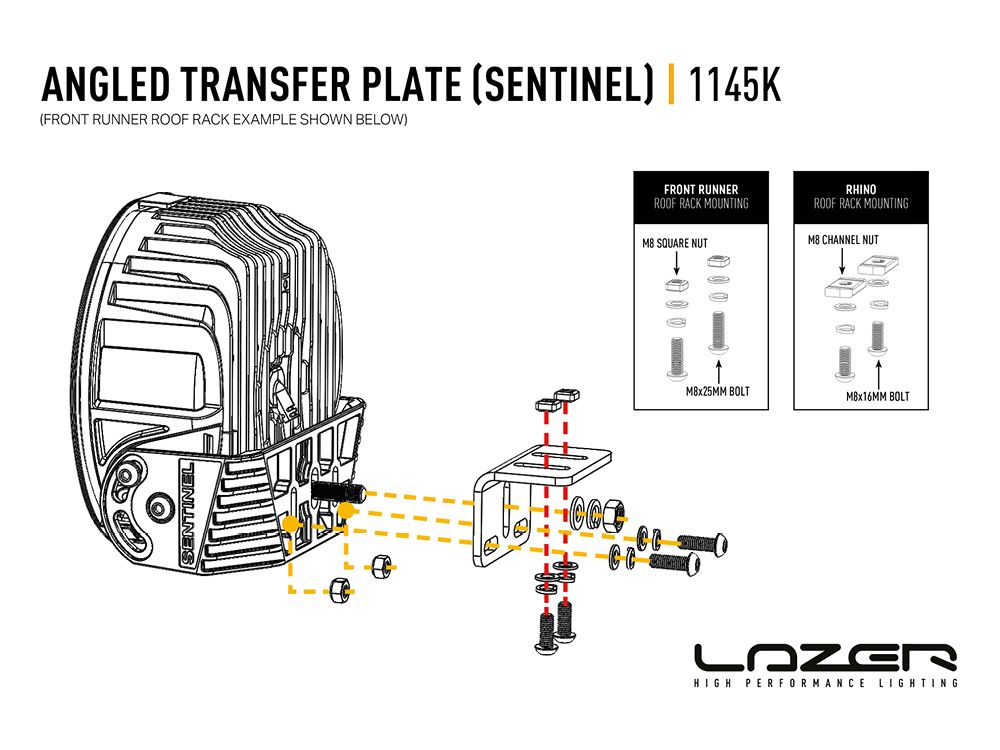 ANGLED TRANSFER PLATE (SENTINEL)