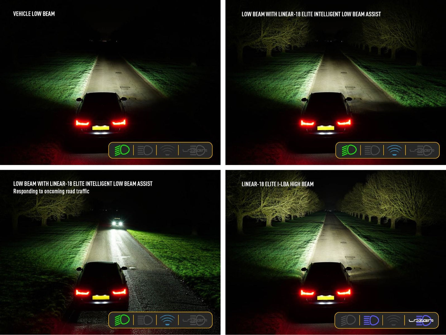 LAZER LAMPS LINEAR-18 ELITE WITH I-LBA