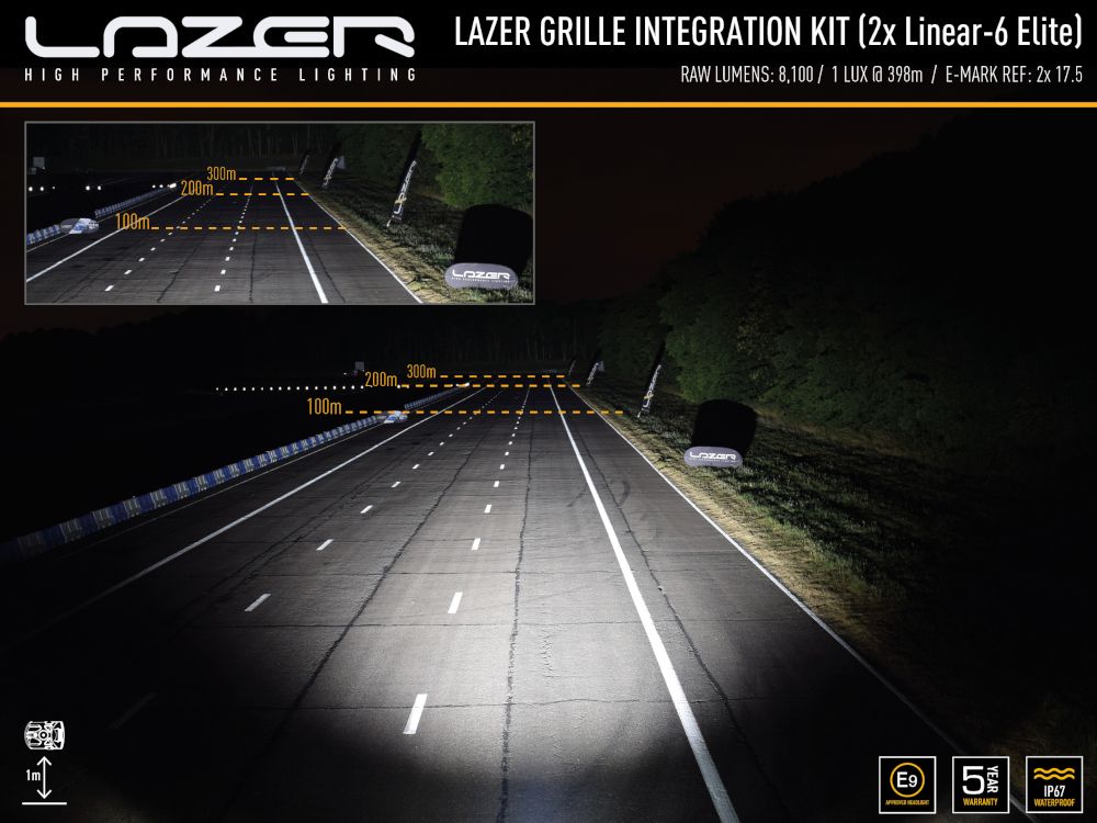 LAZER LAMPS TOYOTA HILUX (2021+) GRILLE KIT