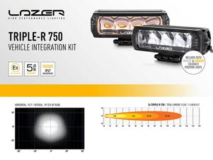 LAZER LAMPS VW TRANSPORTER T6 GRILLE KIT