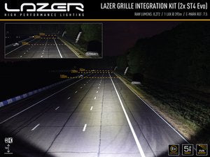 LAZER LAMPS TOYOTA HILUX INVINCIBLE-X (2017+) GRILLE KIT